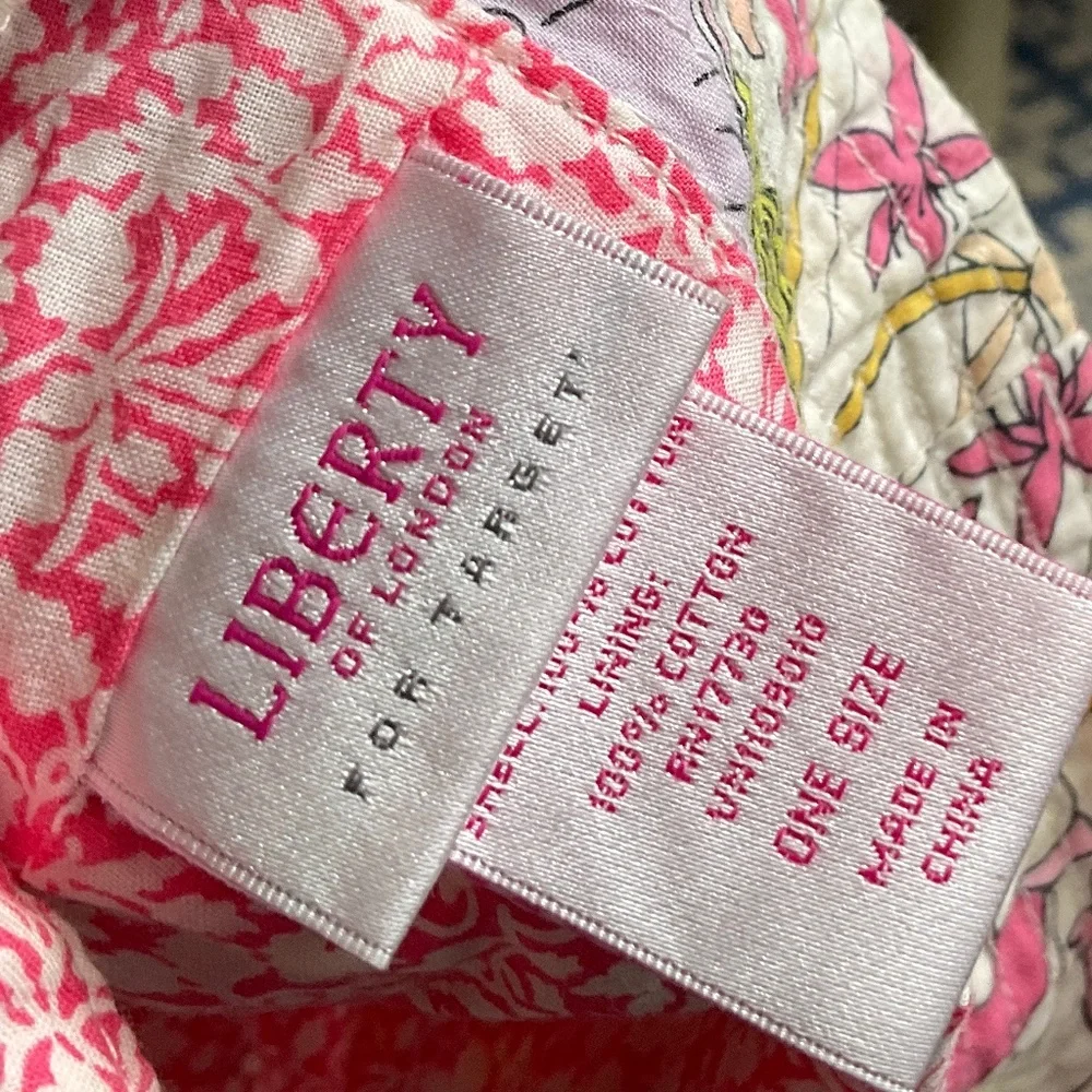 Liberty of London for Target Pink Multicolor Bucket Hat  One Size